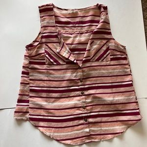 Multicolored Mine Striped Blouse